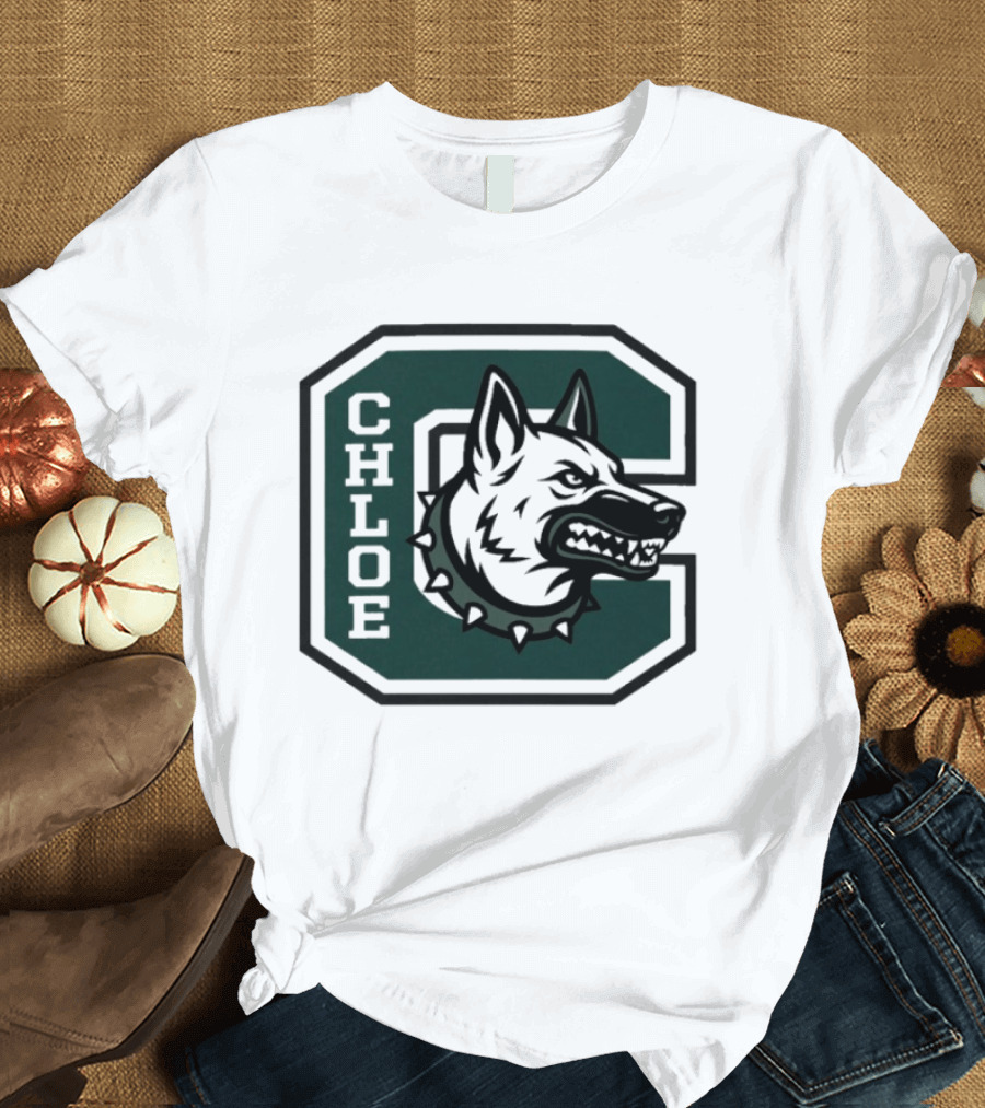 CHLOE C Microdots Dog T-Shirt