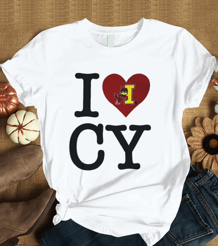 Iowa State Cyclones I Heart CY T-Shirt