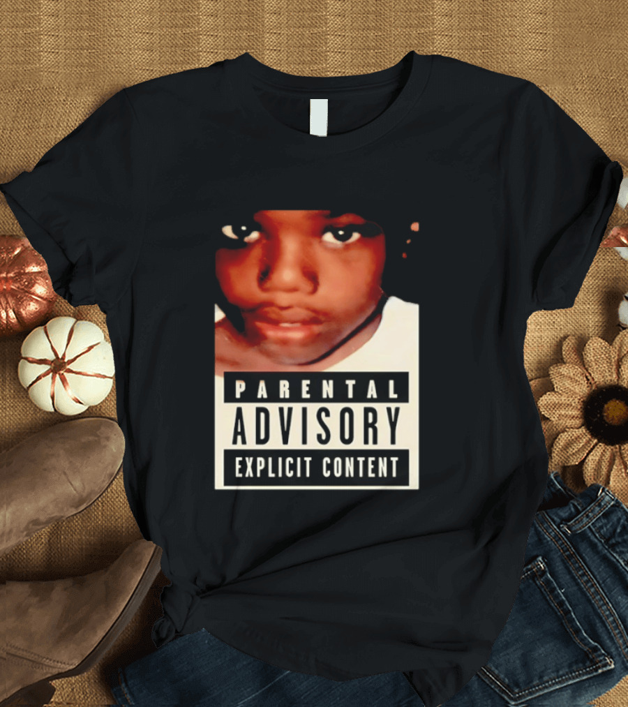 Parental Advisory Explicit Content Baby Keem Casino Album Cover Tracklist T-Shirt