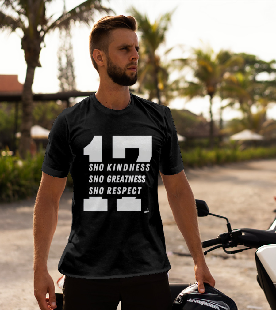Shohei Ohtani Kindness Greatness Respect Number 17 T-Shirt