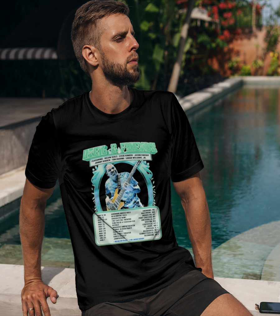 Oteil And Friends 2026 Tour North America Featuring Melvin Seals Steve Kimock City Dates May T-Shirt
