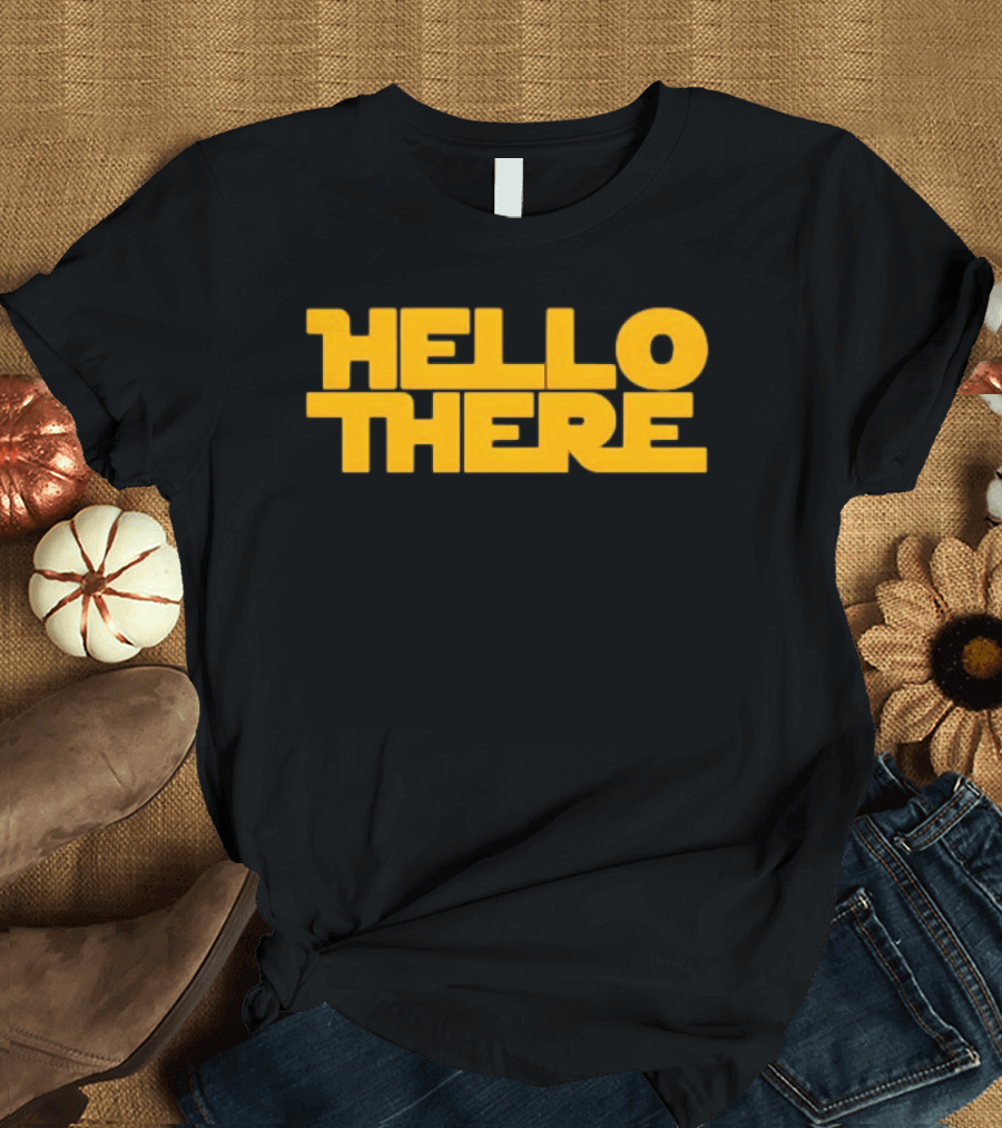 Hello There Obi Wan Kenobi Yellow T-Shirt