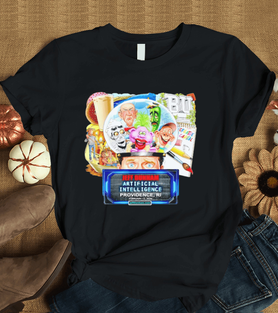 Jeff Dunham Artificial Intelligence Providence RI February 12 2026 T-Shirt