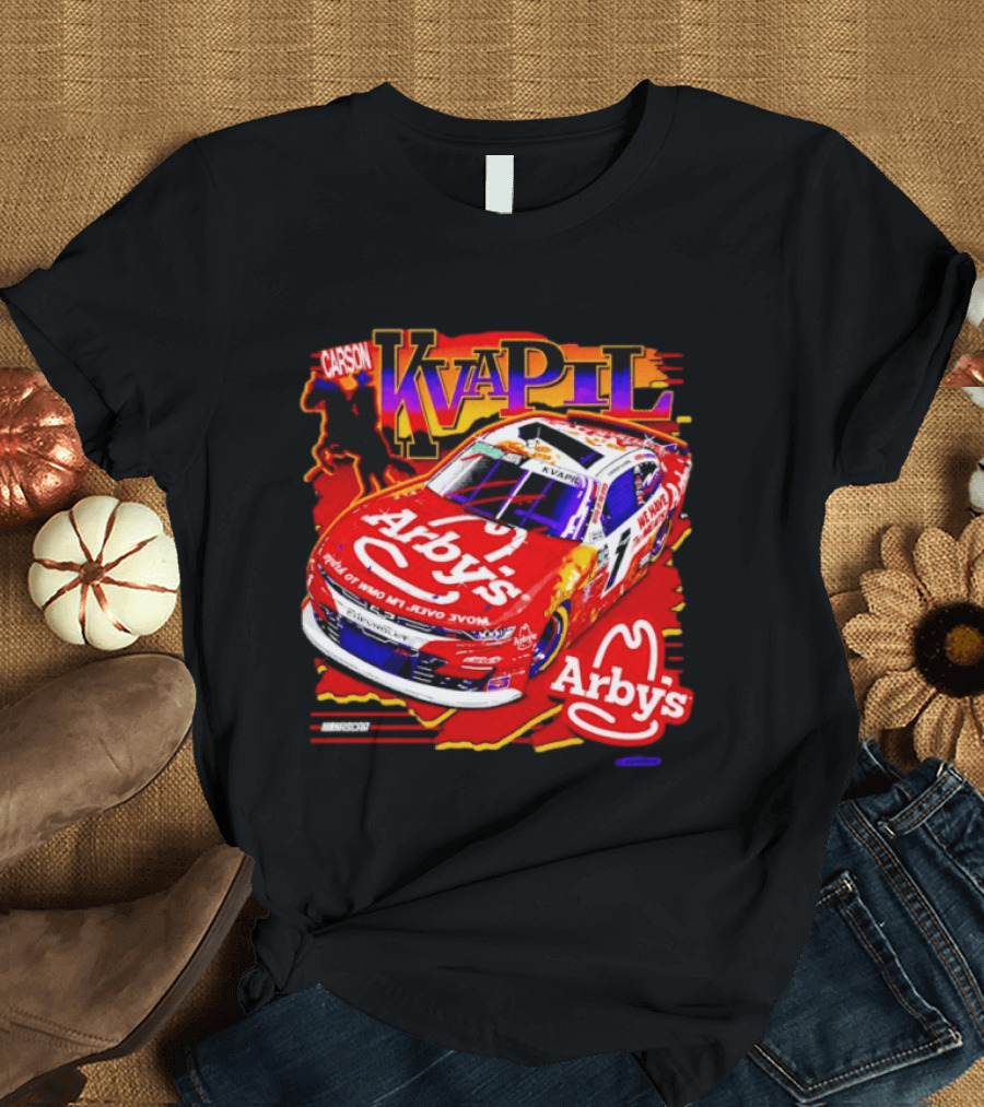 Carson Kvapil Arby's NASCAR Racing Car T-Shirt