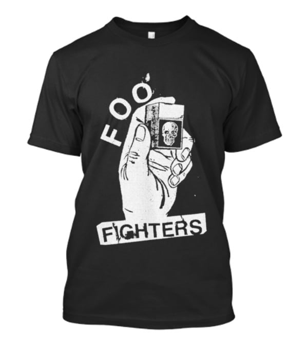 Foo Fighters Hand Holding Lighter Image Choose Your Colour T-Shirt