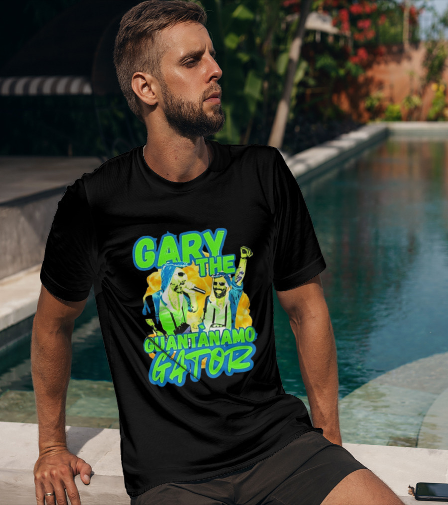 Gary The Guantanamo Gator Retro Pop Culture T-Shirt
