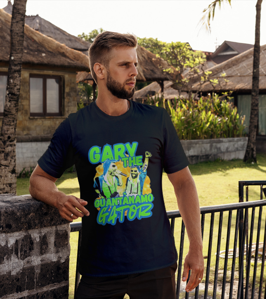 Gary The Guantanamo Gator Retro Pop Culture T-Shirt