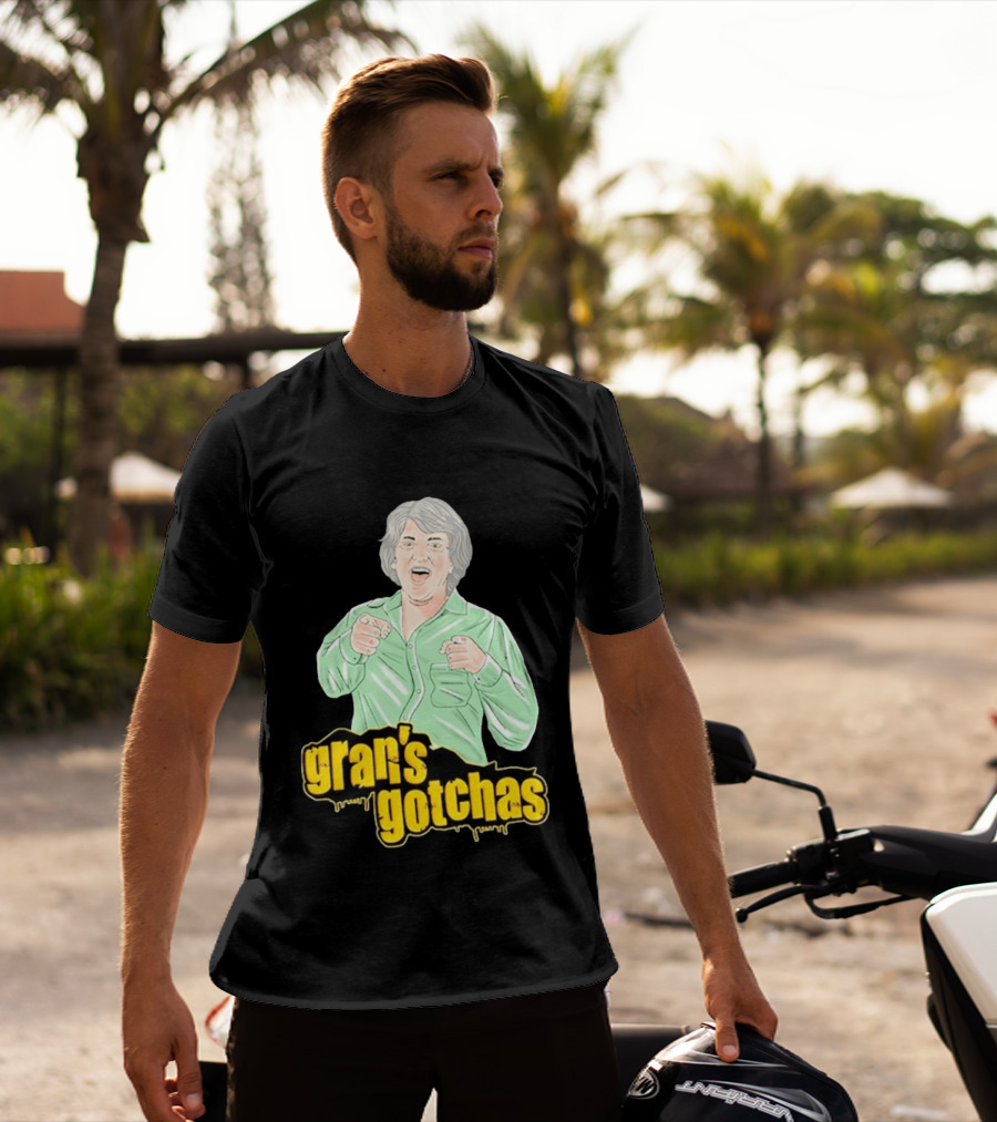Gran's Gotchas Hilarious Moments With Playful Gesture Image T-Shirt