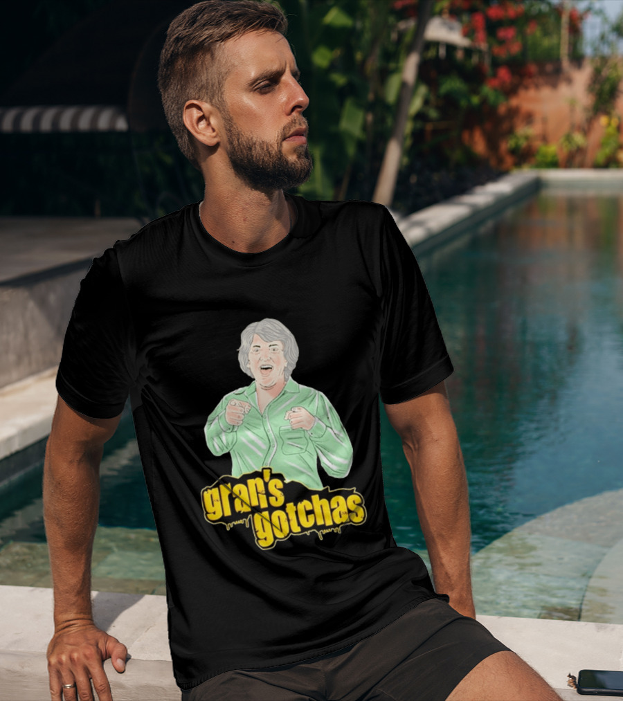 Gran's Gotchas Hilarious Moments With Playful Gesture Image T-Shirt