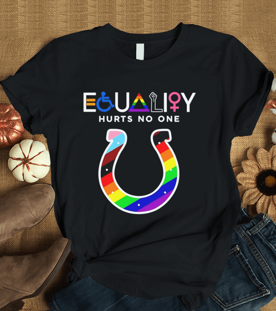 Indianapolis Colts Equality Hurts No One Pride T-Shirt