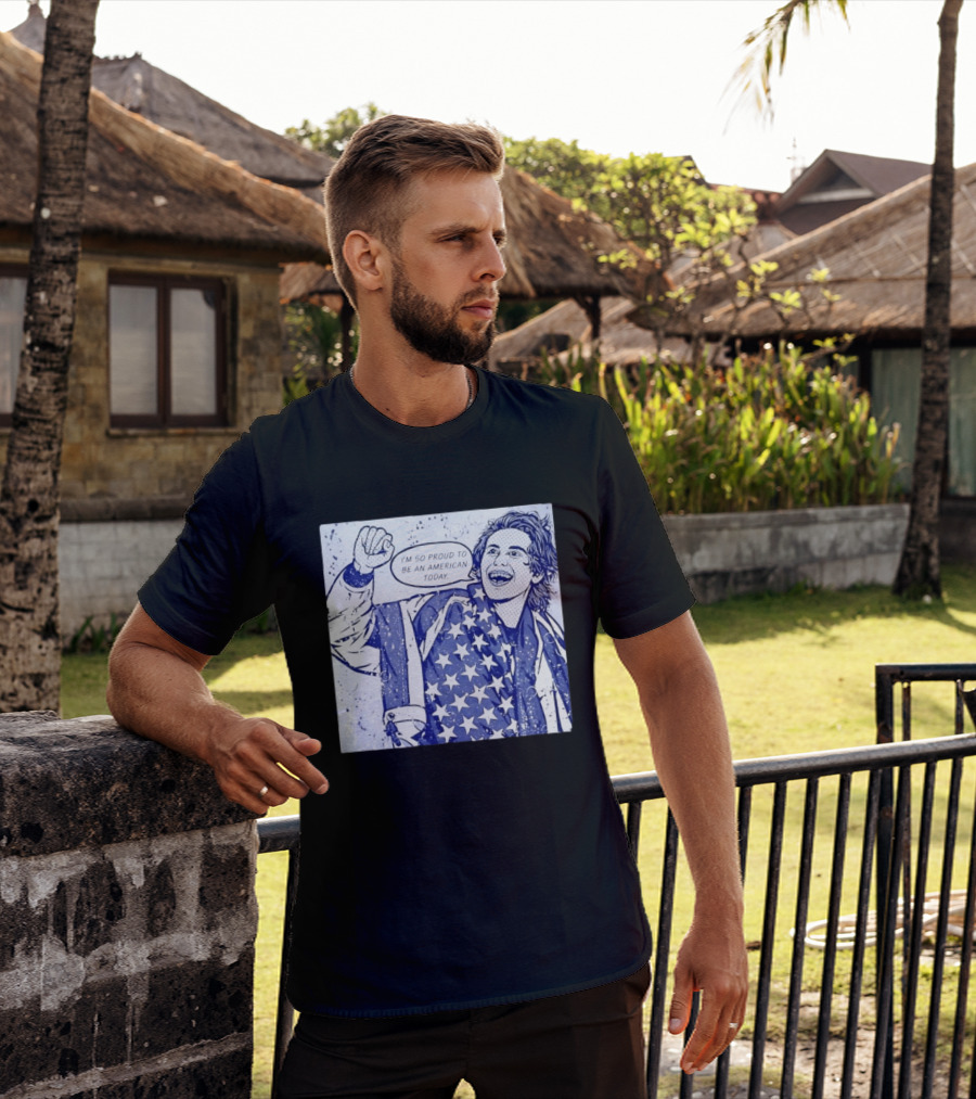 Jack Hughes USA I'm So Proud To Be An American Today T-Shirt