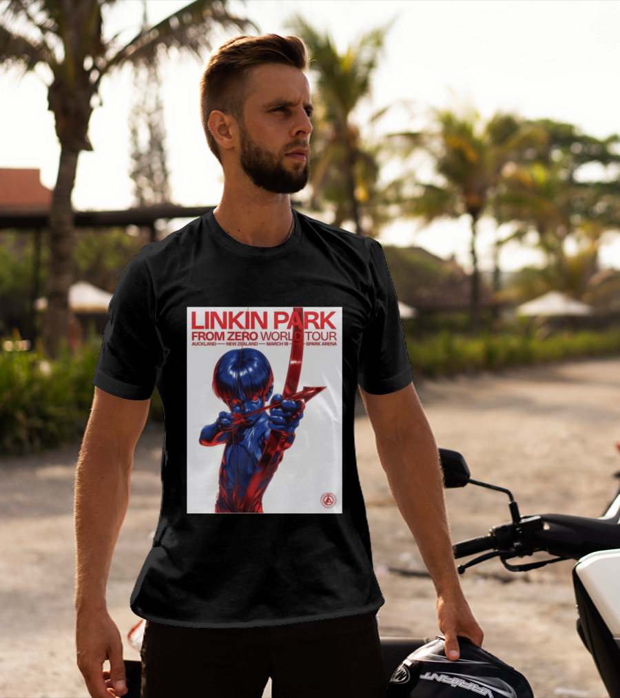 Linkin Park From Zero World Tour Auckland New Zealand 2026 March 18 Spark Arena T-Shirt