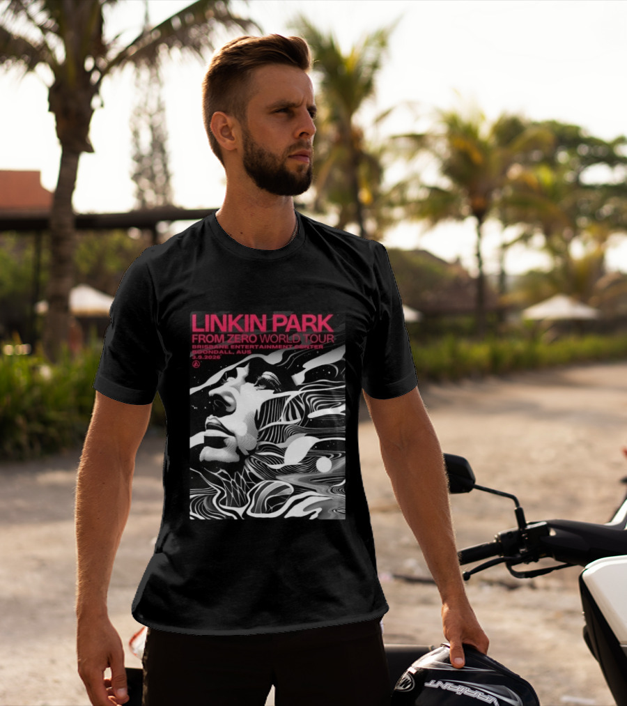 Linkin Park From Zero World Tour Brisbane Entertainment Center Boondall Australia March 3 2026 T-Shirt
