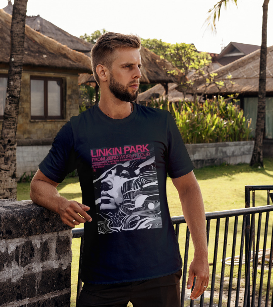 Linkin Park From Zero World Tour Brisbane Entertainment Center Boondall Australia March 3 2026 T-Shirt