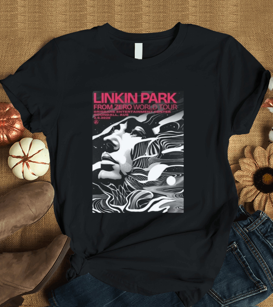 Linkin Park From Zero World Tour Brisbane Entertainment Center Boondall Australia March 3 2026 T-Shirt