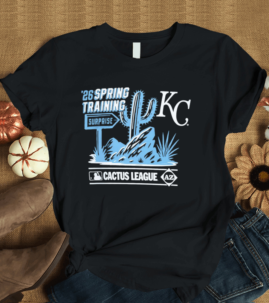 KC Royals 2026 Spring Training Surprise Cactus League Majestic T-Shirt