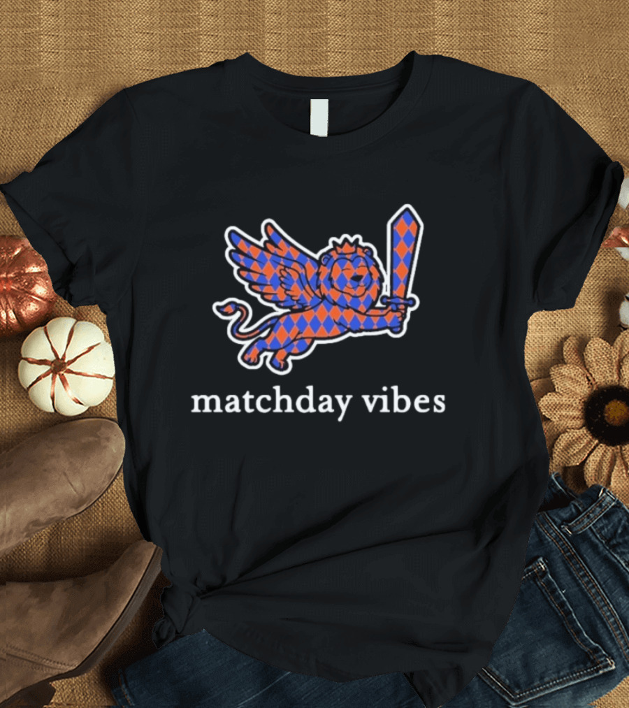 Winged Lion With Sword Matchday Vibes T-Shirt