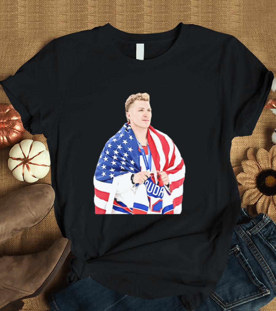 Matthew Tkachuk Team USA 2026 Milano Cortina Winter Olympics Golden Goal T-Shirt