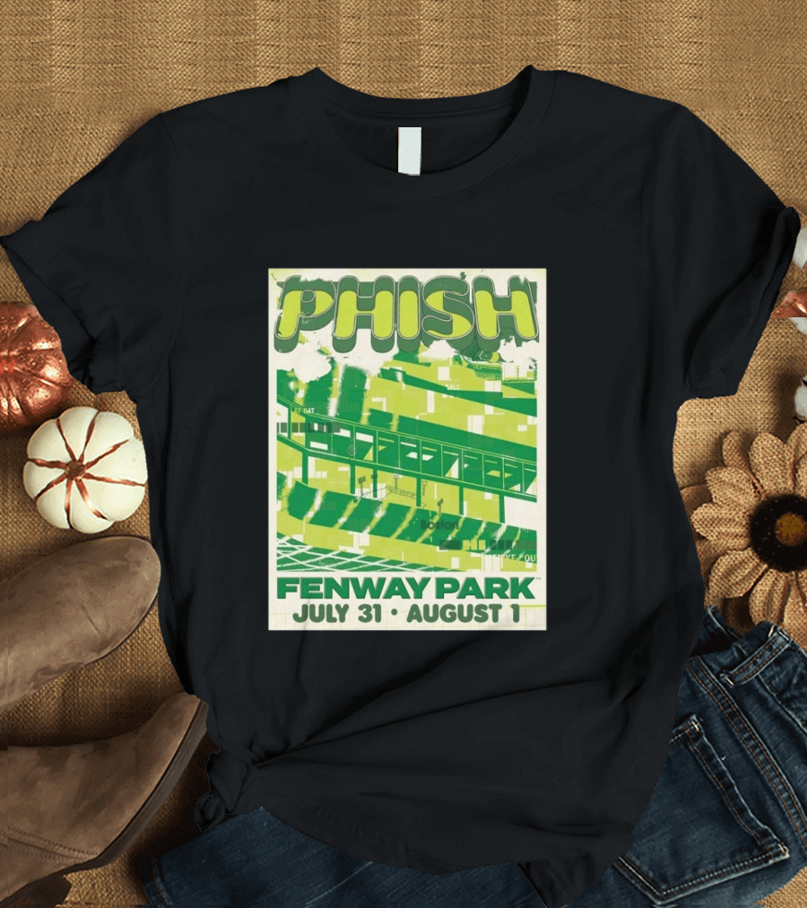 Phish Fenway Park Boston July 31 August 1 Event 2026 T-Shirt
