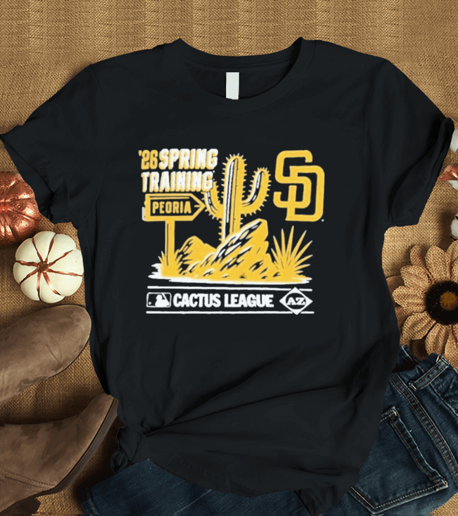 San Diego Padres 2026 Cactus League Spring Training Peoria MLB T-Shirt