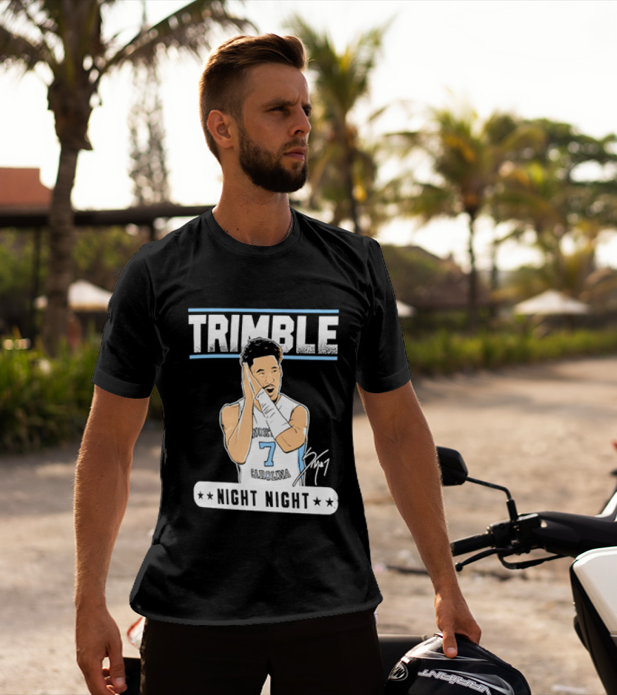 Seth Trimble North Carolina Tar Heels Basketball Tribute Night Night T-Shirt