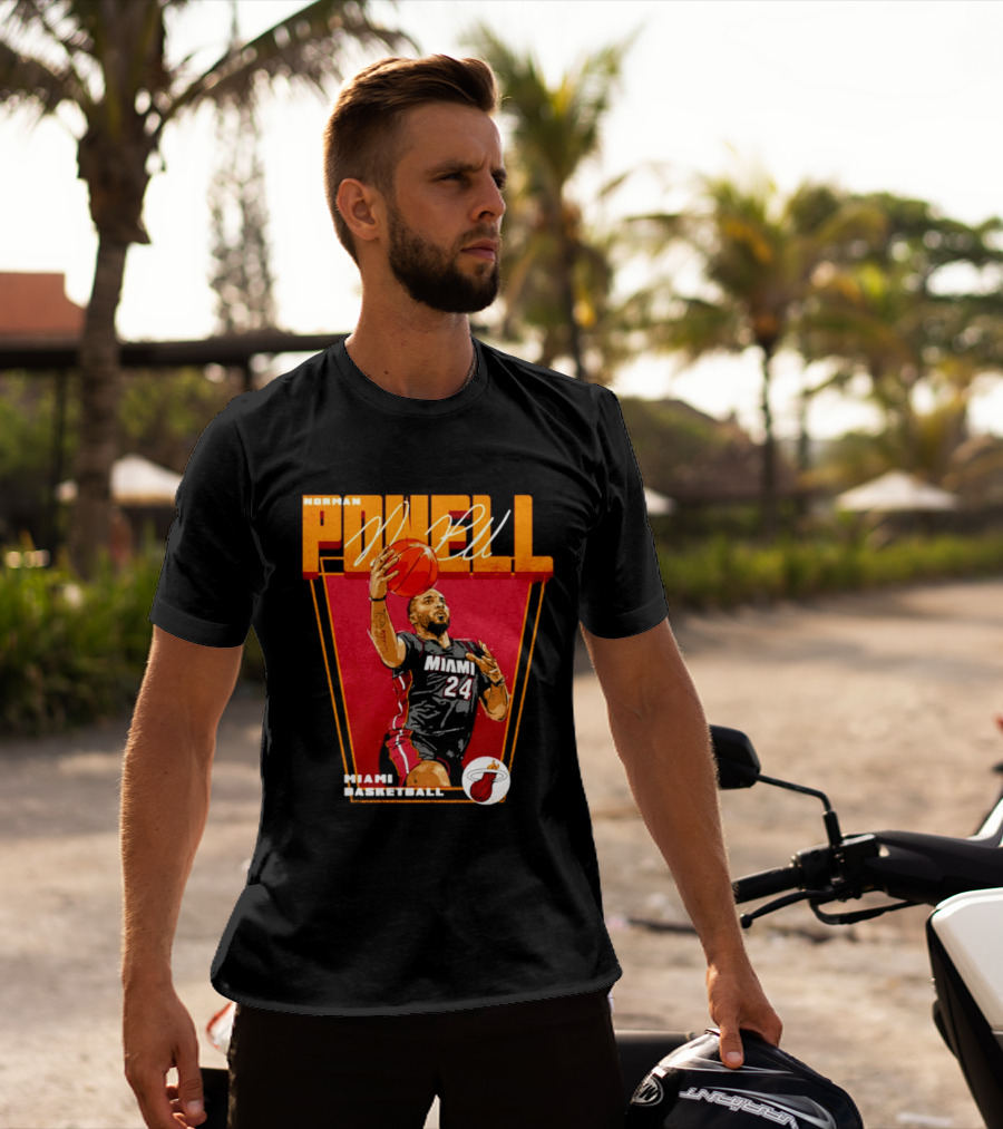 Norman Powell Miami Basketball 24 T-Shirt