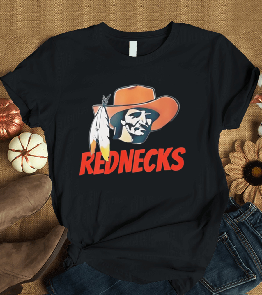 Rednecks Cowboy Hat Feather T-Shirt