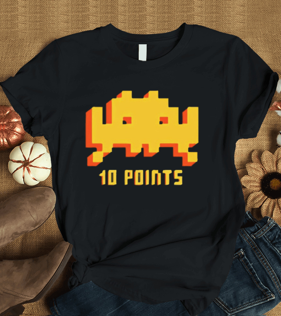 Roy IT Crowd Space Invader 10 Points Game Reference T-Shirt