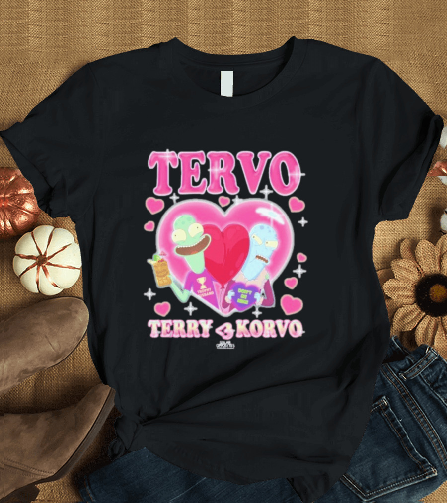 TERVO Terry Korvo Trophy Husband Don't Go Bacon My Heart T-Shirt