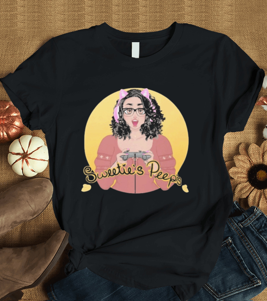 Sweetie's Peeps Gamer Girl Headset And Glasses T-Shirt