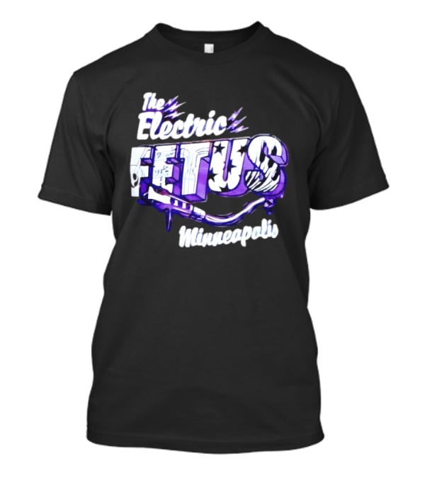 The Electric Fetus Minneapolis Purple Stars And Stripes T-Shirt