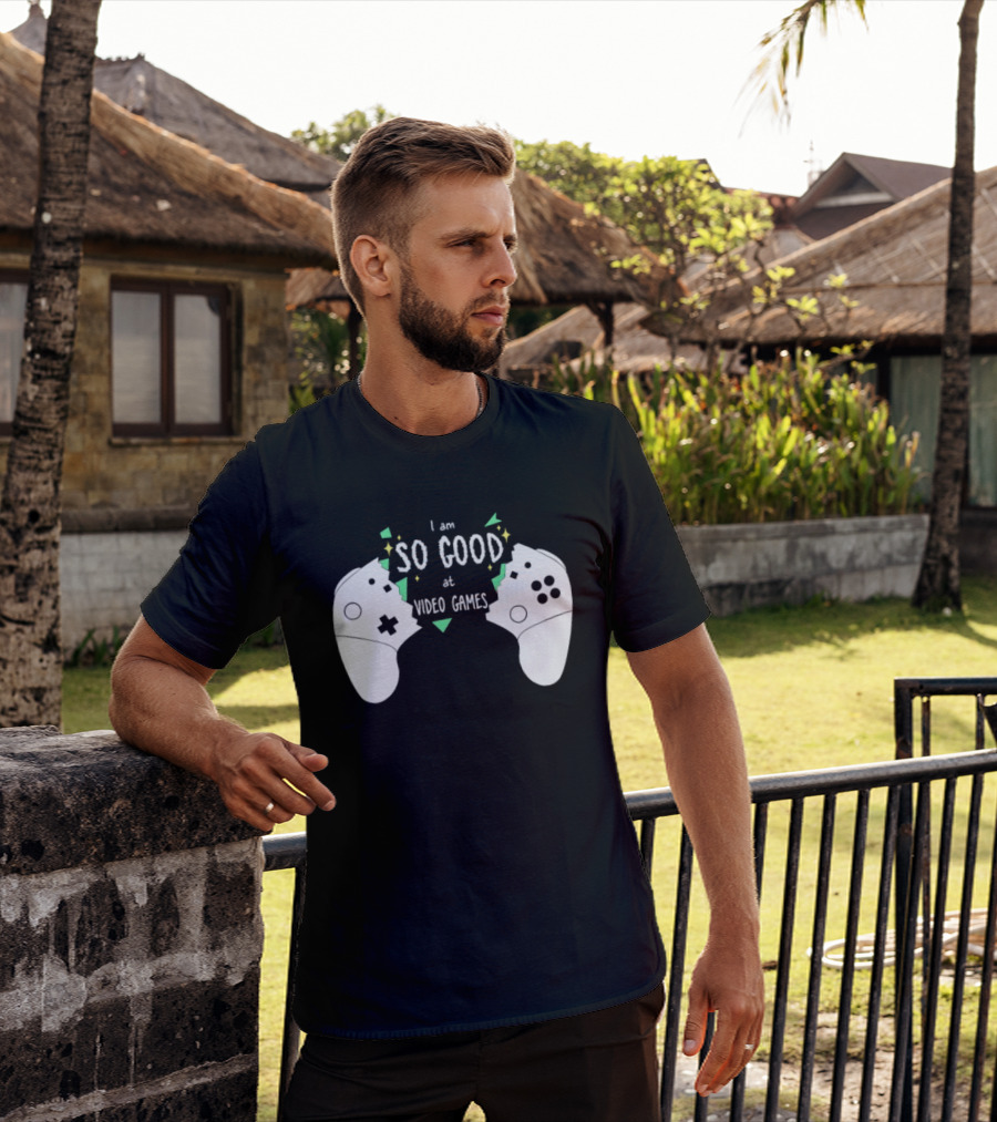 Tom Fawkes I Am So Good At Video Games Controller T-Shirt