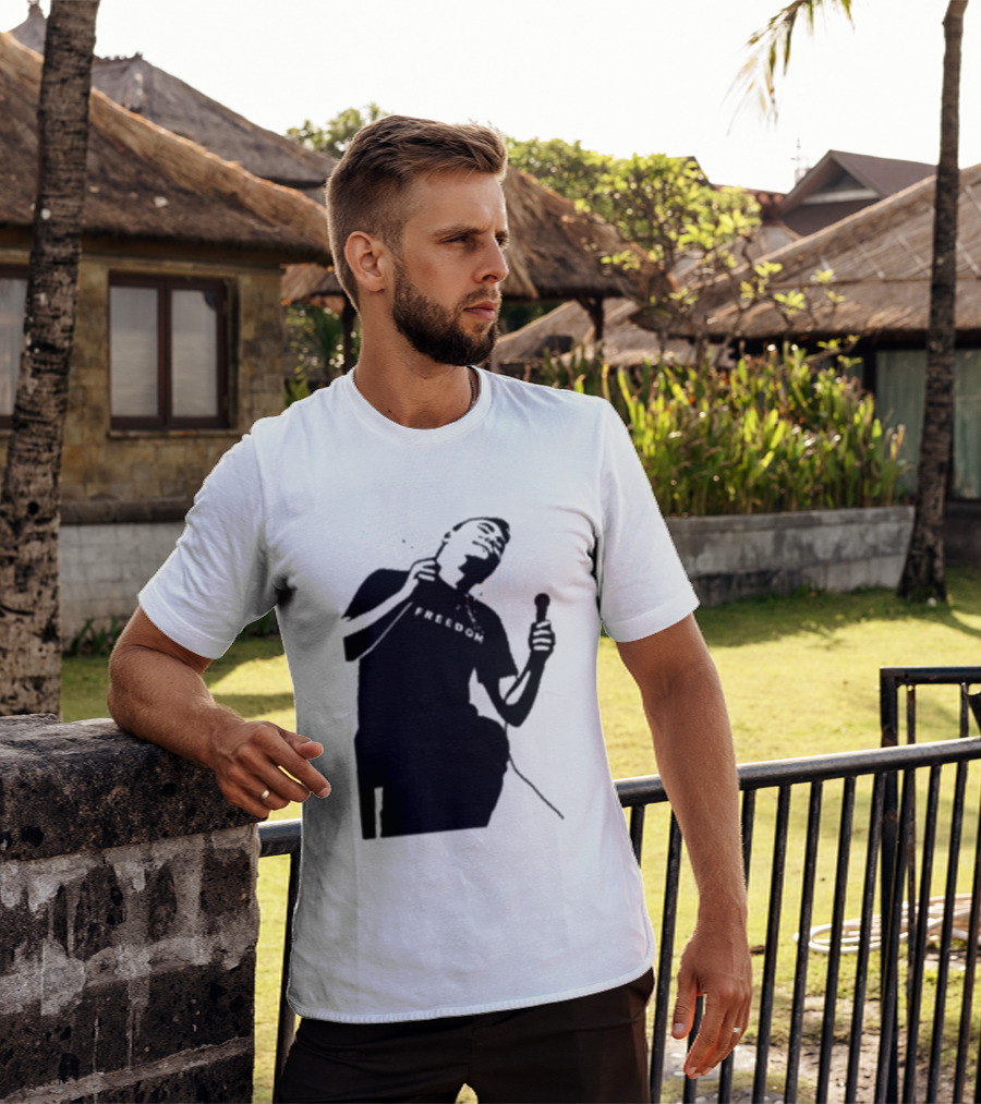 Charlie Kirk Shooting Freedom History Moment T-Shirt