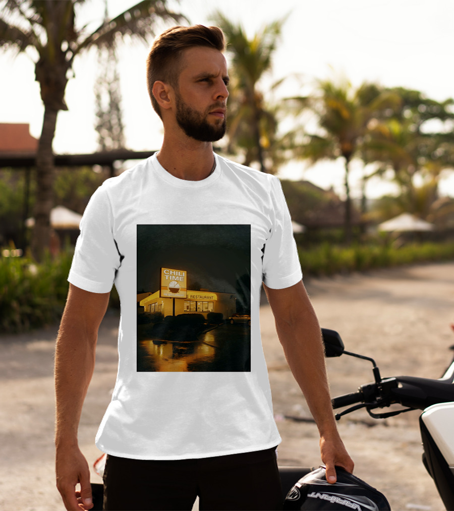 CHILI TIME Night Vibes Restaurant St Bernard Recreation Department T-Shirt