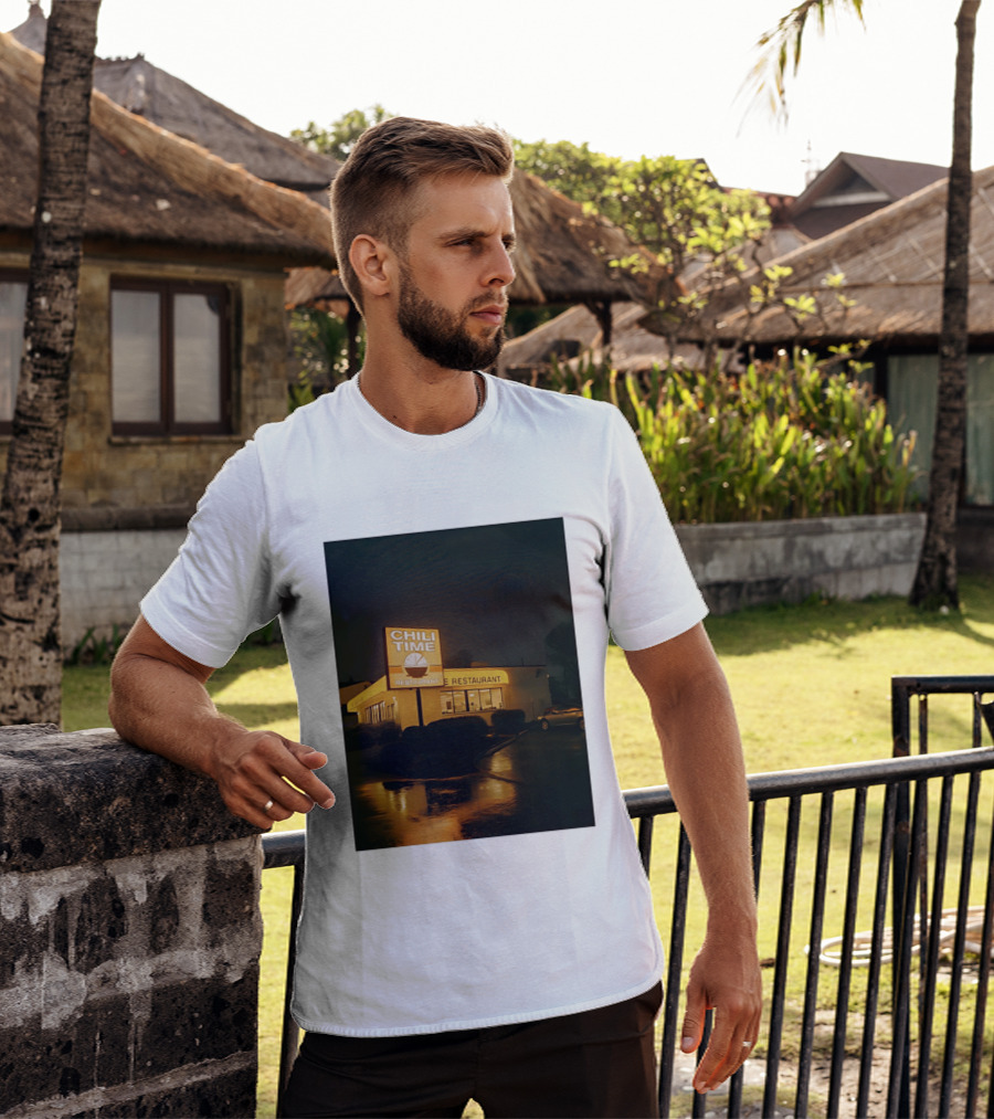 CHILI TIME Night Vibes Restaurant St Bernard Recreation Department T-Shirt