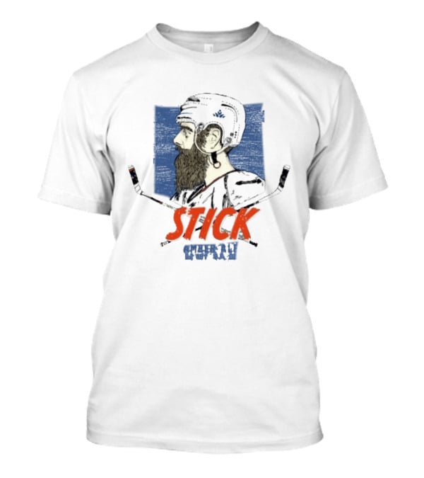 Stick Savard Atkinson Hockey Bearded Helmet T-Shirt