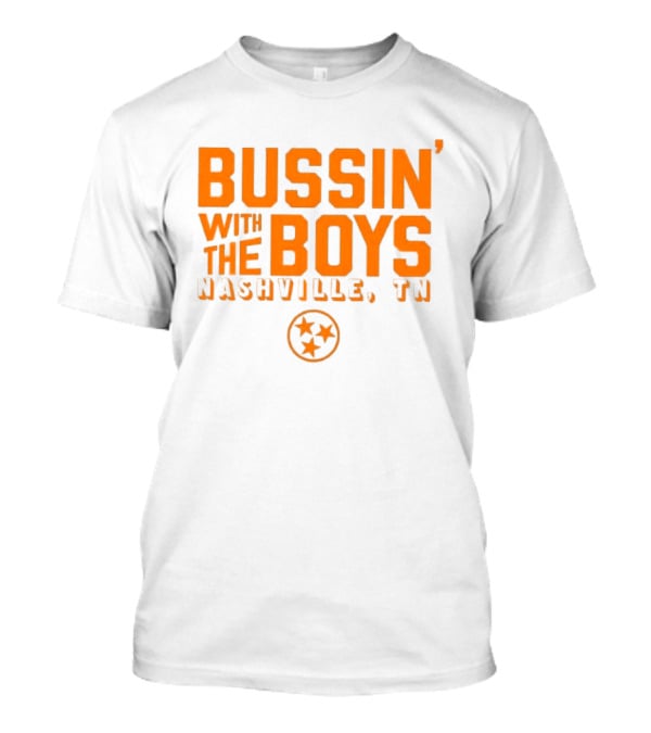 Bussin With The Boys Nashville TN Star Circle T-Shirt