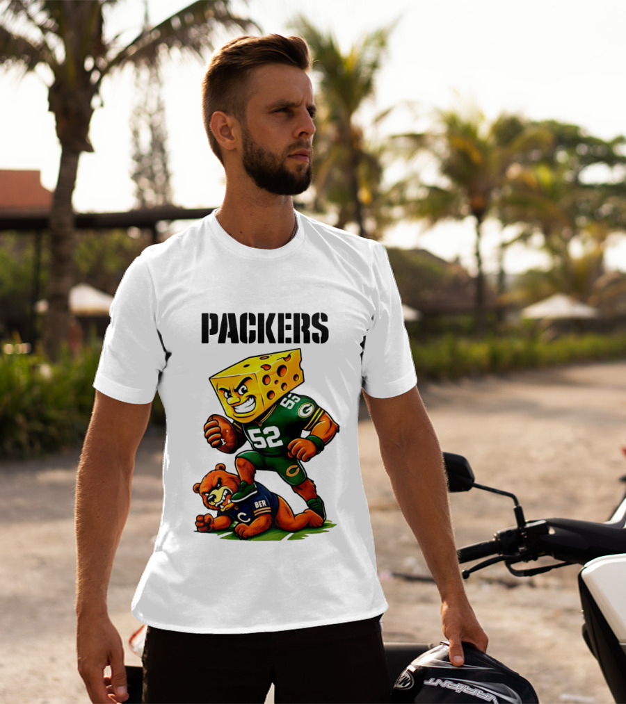 Packers Vs Bears Cheesehead Dominance Rivalry Showdown T-Shirt