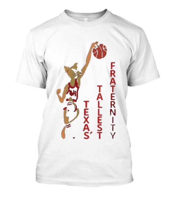 Houston Cougars Texas Tallest Fraternity Cat Dunking Phi Slama Jama T-Shirt