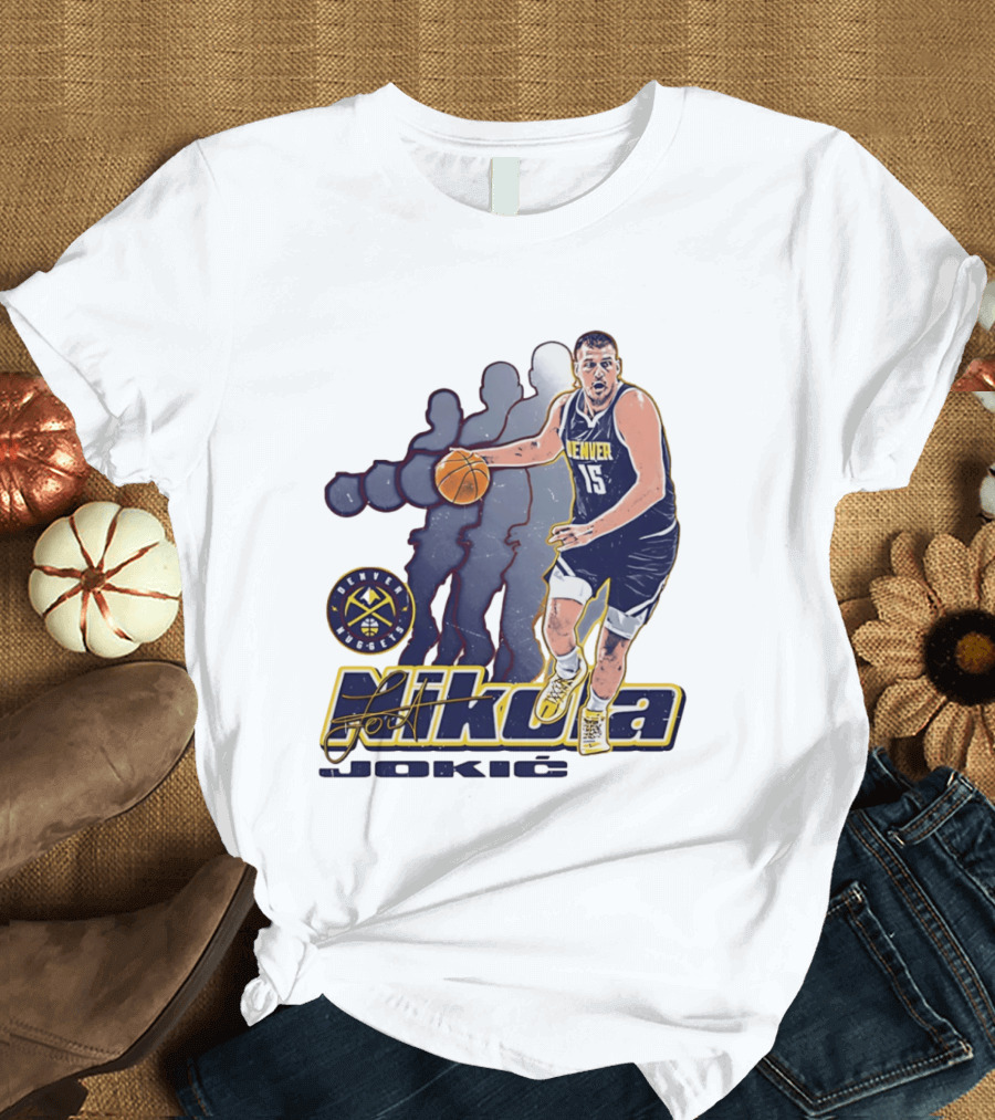 Denver Nuggets Nikola Jokic Basketball Player 15 T-Shirt