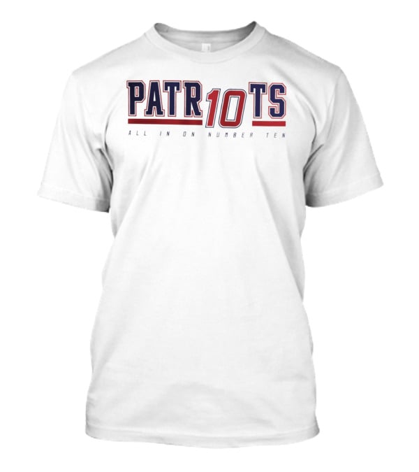 PATR10TS All In On Number Ten New England T-Shirt