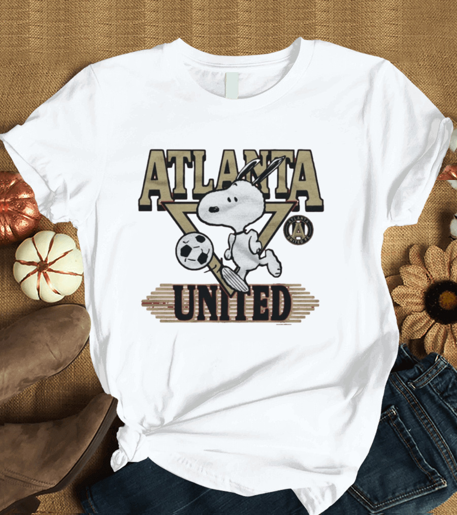 Atlanta United Snoopy Soccer Collaboration T-Shirt