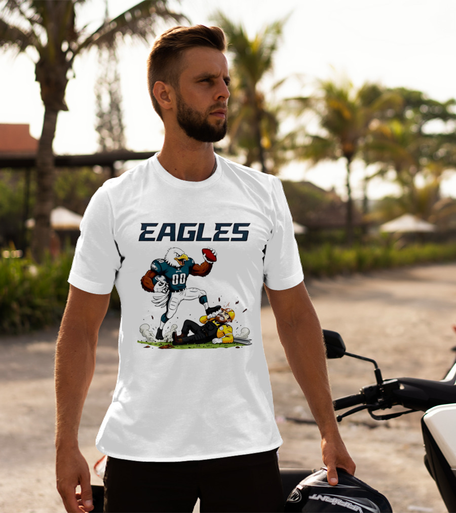 Philadelphia Eagles Vs Pittsburgh Steelers Rivalry Beat Steelers T-Shirt
