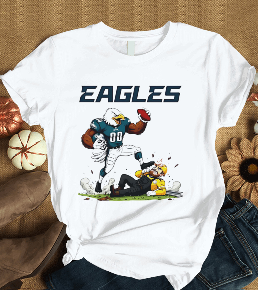 Philadelphia Eagles Vs Pittsburgh Steelers Rivalry Beat Steelers T-Shirt