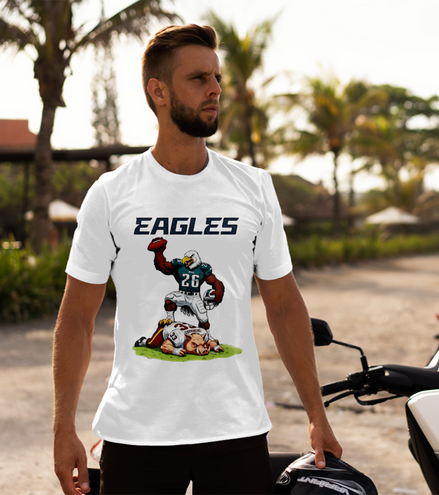 Eagles Vs Commanders Rivalries NFL Showdown Football Battle T-Shirt
