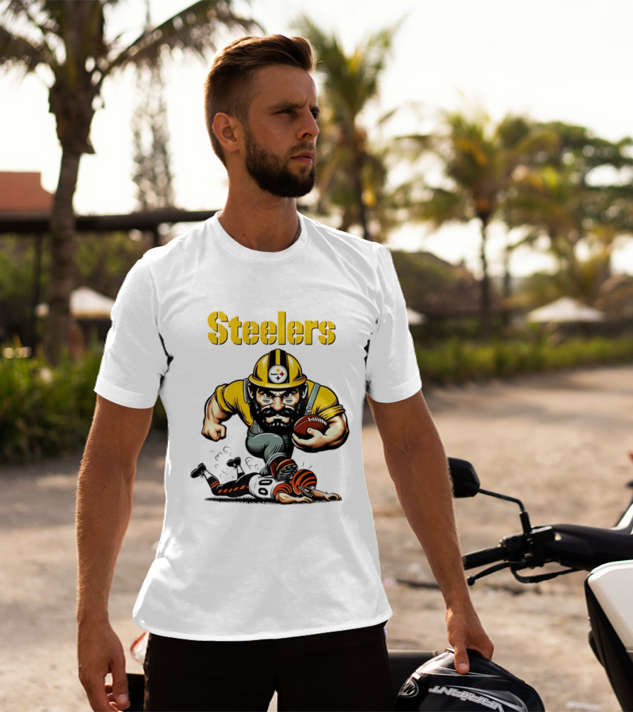 Steelers Dominate Bengals Rivalry Tough Football Showdown T-Shirt