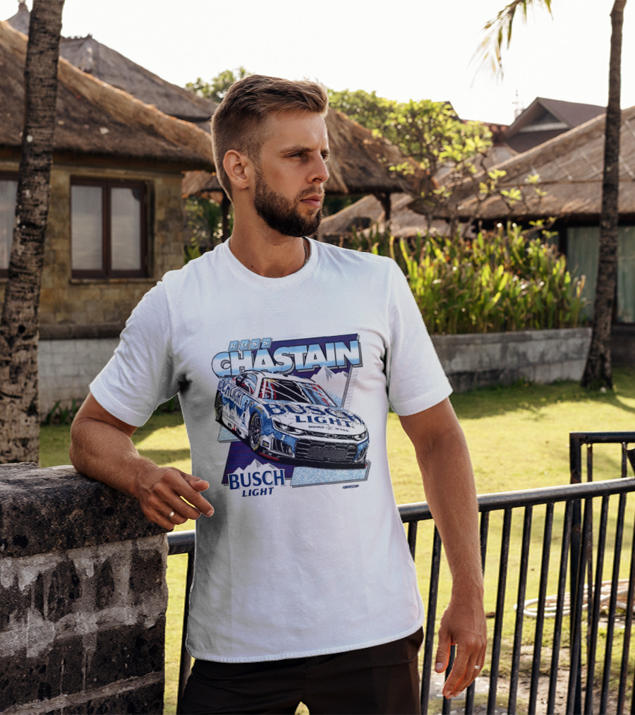 Ross Chastain Busch Light NASCAR Racing Car T-Shirt