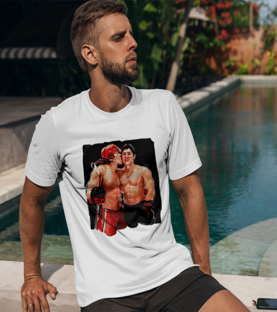 Shane Hollander Ilya Rosanov Gay Hockey Romance Painting T-Shirt