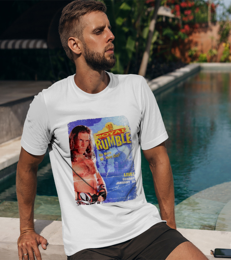 WWF Royal Rumble 1996 No More Mr. Nice Guy Live Sunday January 19 T-Shirt