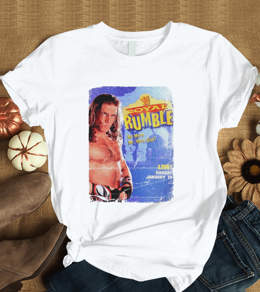 WWF Royal Rumble 1996 No More Mr. Nice Guy Live Sunday January 19 T-Shirt
